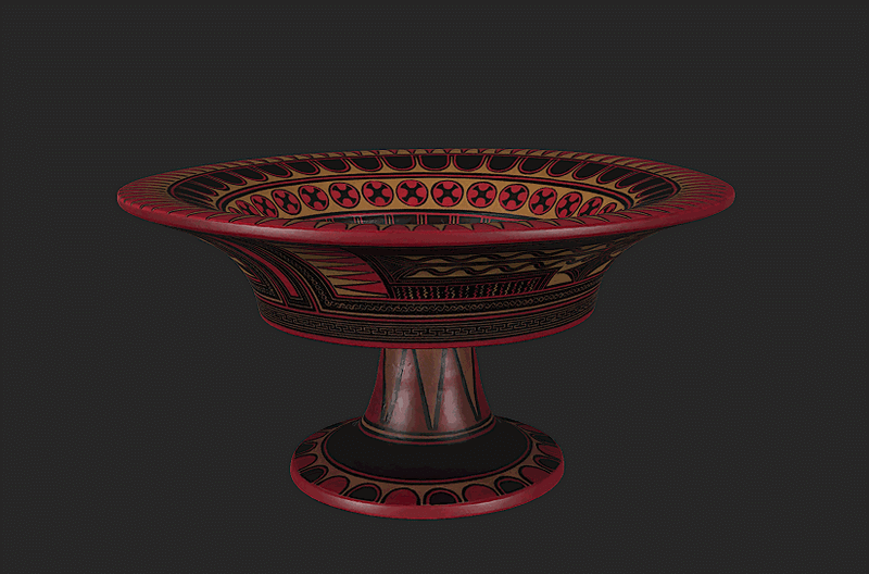 傳統(tǒng)餐具三維模型